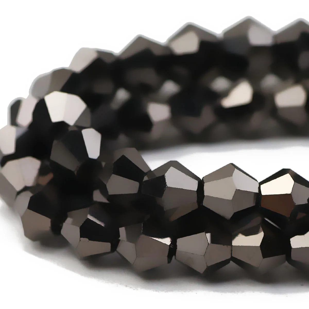 3/4/6/8mm Österreichischen Kristall Glas Raute Galvani Lose Spacer Perlen Für Schmuck Machen DIY armbänder Halsketten Zubehör
