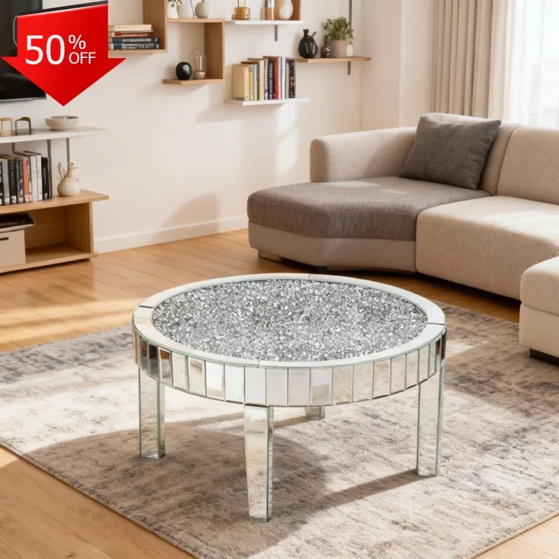 

Sofa Side Table console Elegant Room Center Table Coffee Wheel Sofa Bed Modern Furniture Mesas De Centro De Sala Elegante