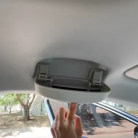 For Volkswagen Teramont/T-ROC/Tharu/C-TREK Auto Car Sunglasses Holder Glasses Case Storage Box Interior Refit Accessories