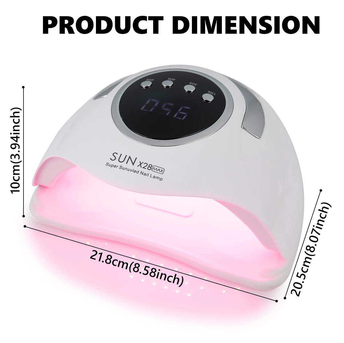 New Upgrade 90 LEDS Nail Dryer Lamp X28MAX Infrared Sensor LED Manicure for Quick Drying All Gel Nail Polish Drying Salon Tools