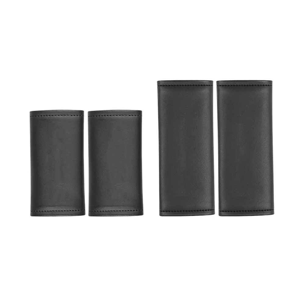 Heenvn 4PCS Car Door Inner Handle Protector Cover For Tesla Model 3/Y Model 3 Highland Model Y Juniper 2026 2025 PU Leather Case