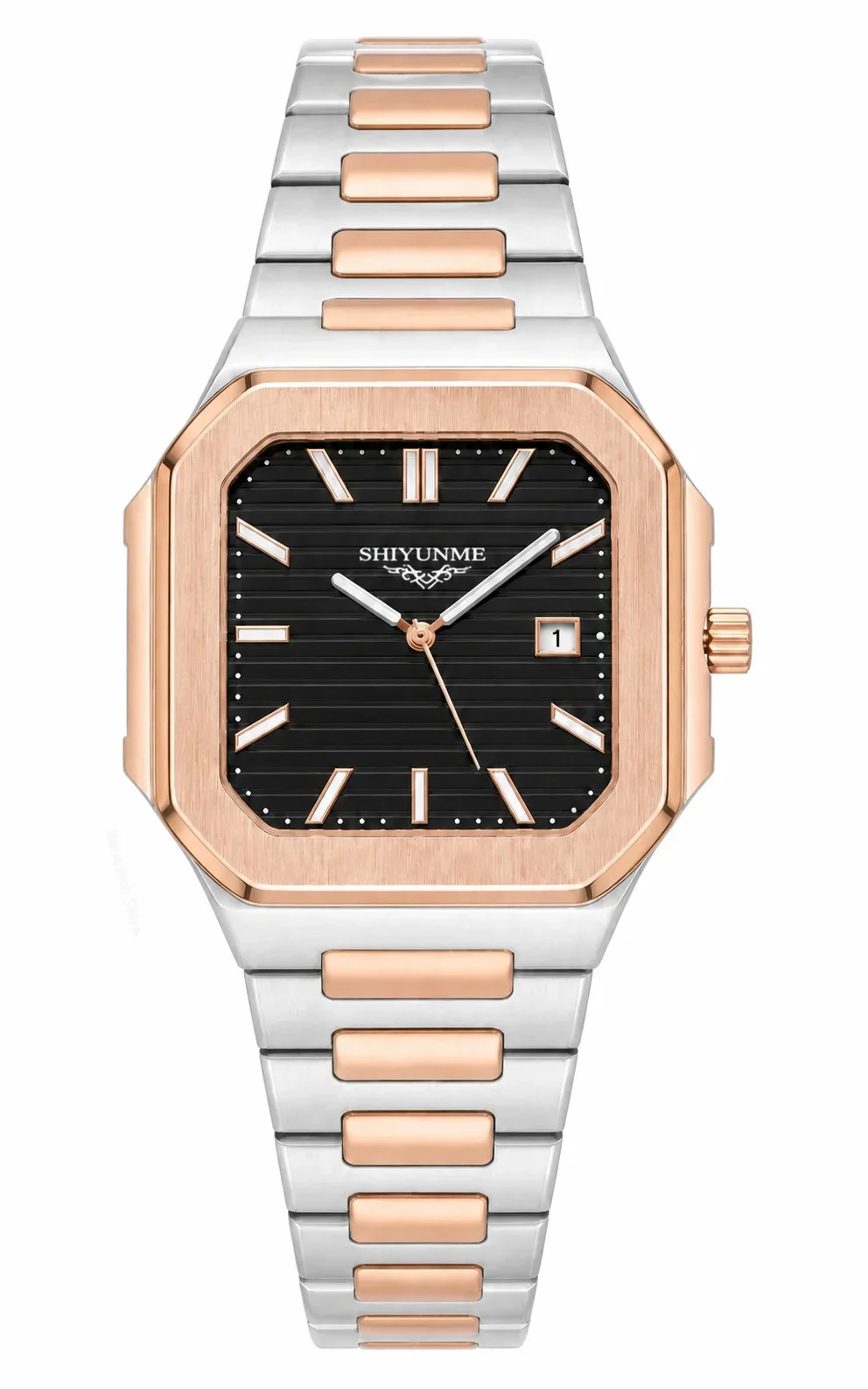 41MM Men's Automatic Mechanical Sports Watch, Full-Featured, World Time, 904L Stainless Steel