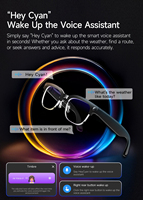 New 800W Pixel Camera 1080P Video AI Chat Business 4K HD Color Change AI Smart Glasses Music Player Call AI Sports Glasses Men