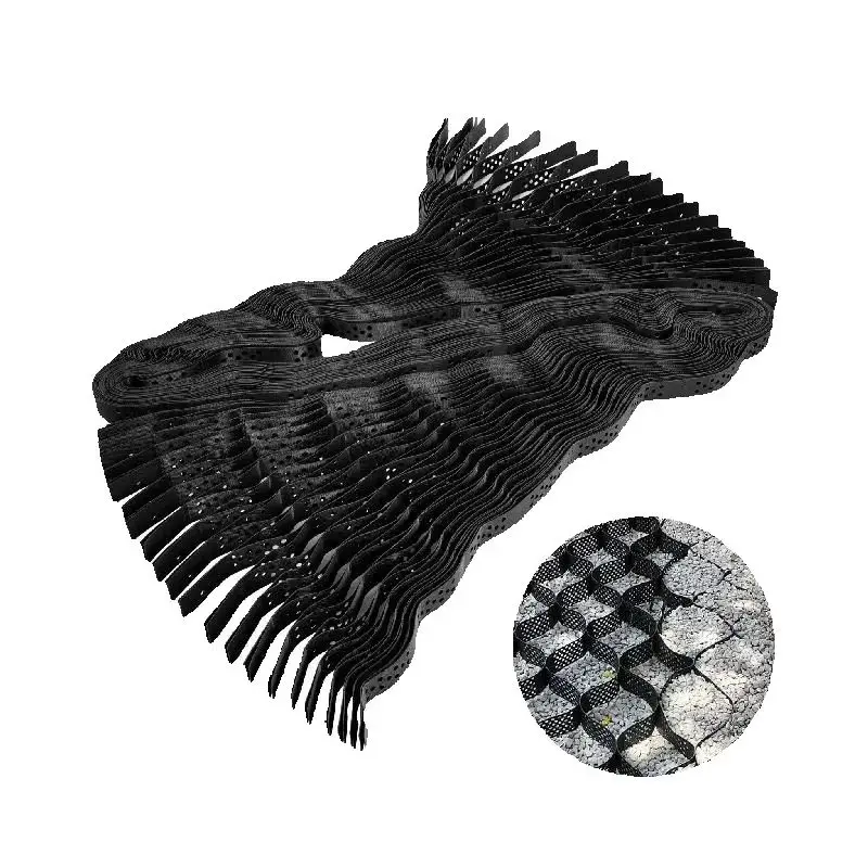 

SucceBuy Geo Grid Ground Grid HDPE 2 in Thick Stabilization 1885 LBS Per Sq Tensile Strength Gravel Ground Grid Garden Driveways
