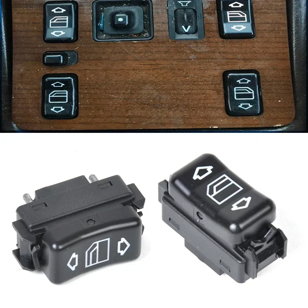 2pcs For MERCEDES W124 W126 W201 Car Power Window Switch Lifter Regulator Console Button 1248204510 1248204610 L&R