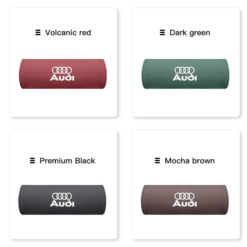 2025 حار 2 قطعة مقبض السيارة حافظة جلدية مسند الذراع التلقائي الغطاء الواقي لأودي S-line A3 A4 A6 A5 Q5 A1 Q7 Q3 Q2 Q8 A7 A8 TT S1 SQ