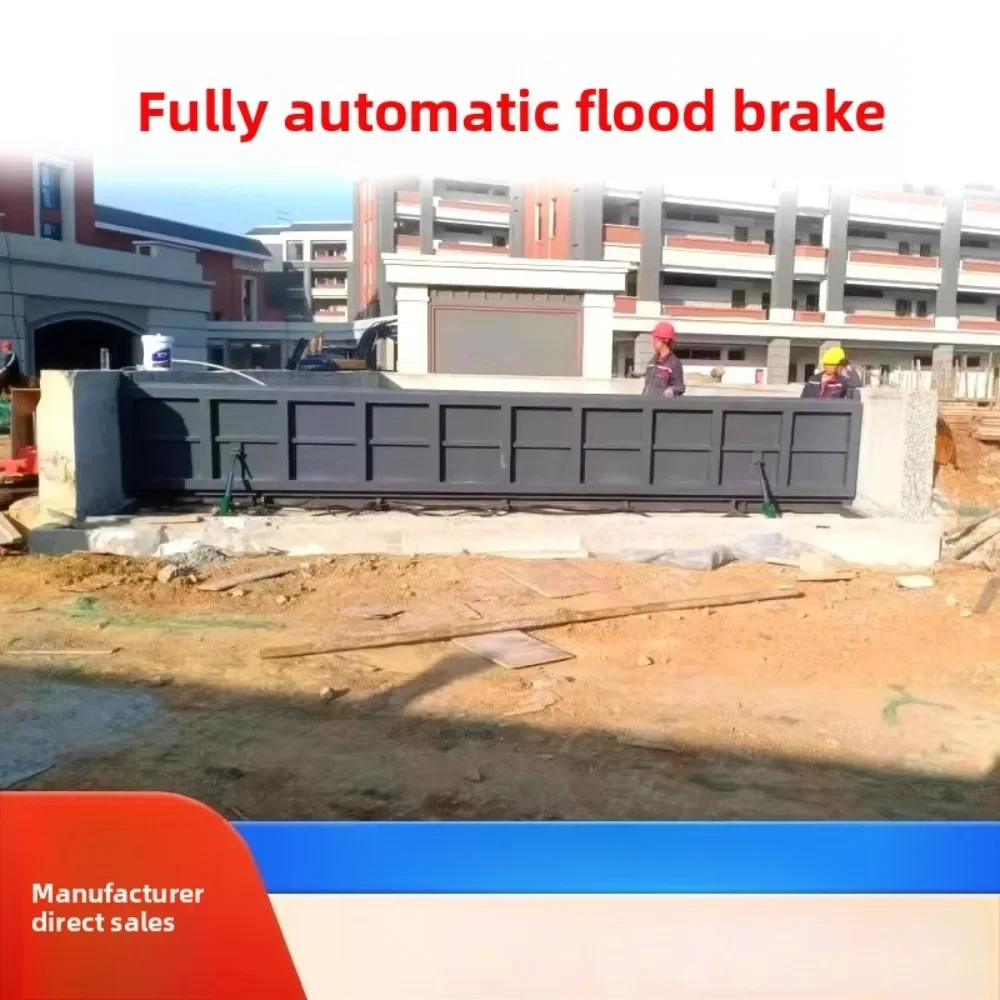 

Automatic flood control gate Hydrodynamic Underground garage flood control gate Automatic flood control gate