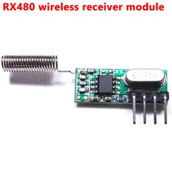 1 sztuk 433Mhz RF moduł bezprzewodowy odbiornik zestaw 5V DC 433MHZ bezprzewodowy dla Arduino Raspberry Pi/ARM/MCU WL Diy Kit