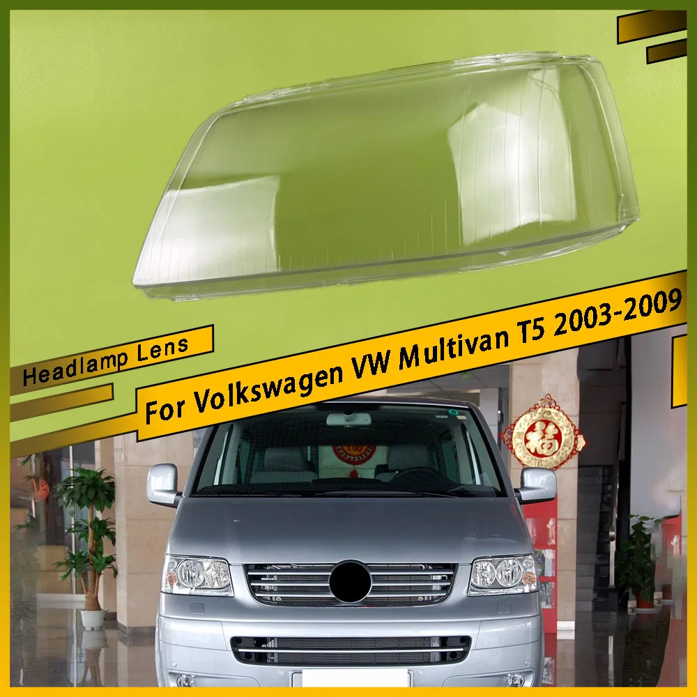 

For Volkswagen VW2003-2009 Multivan T5 Front Headlights Shell Transparent Cover Headlamps shade Lampshade Lamp Shell Lens Masks