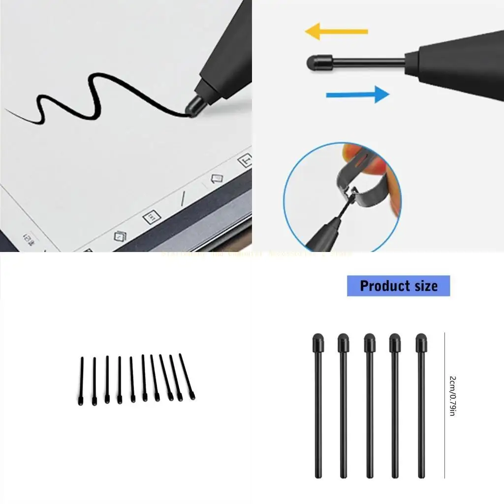 Smooth Flows Soft Tip Pen Refills Ergonomic and Practical Clip for Max3