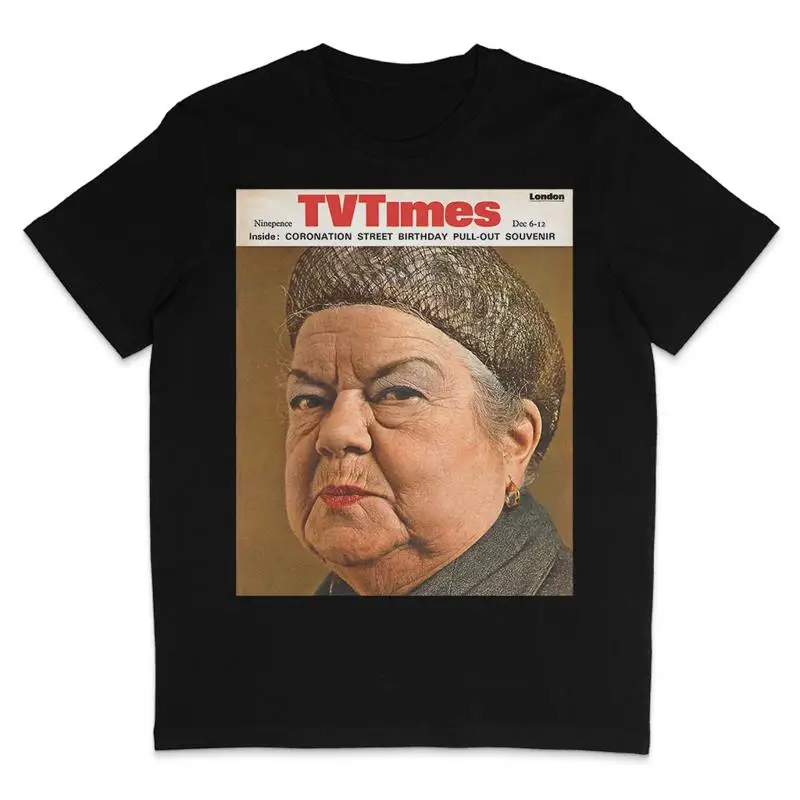 

Футболка Ena Sharples Violet Carson Vintage Magazine Organic Morrissey