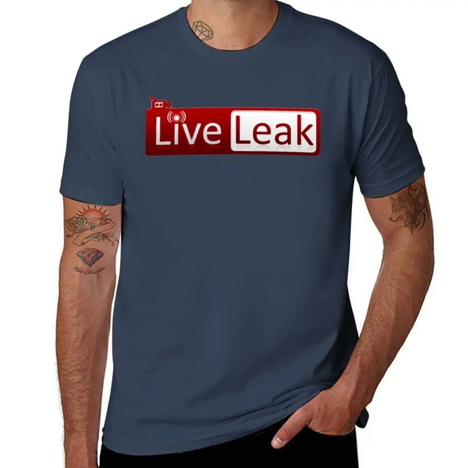 

Live Leak Website T-Shirt Fashion Pattern Printed Tee Shirt