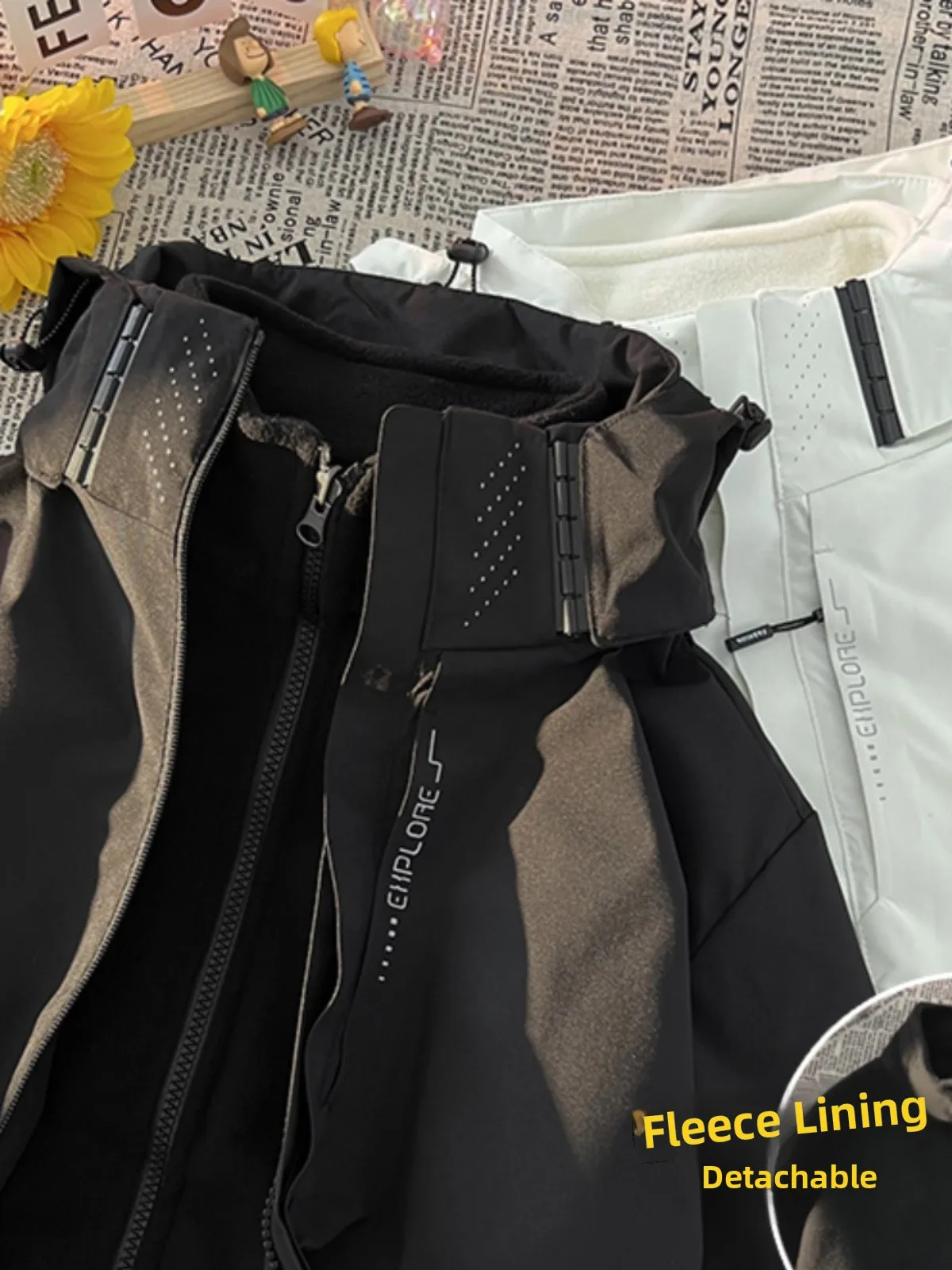 

y Windbreaker Men's Jaet Haome Outdoor Workwear f Zipper Functional ex Spring Autumn Polyester Fiber