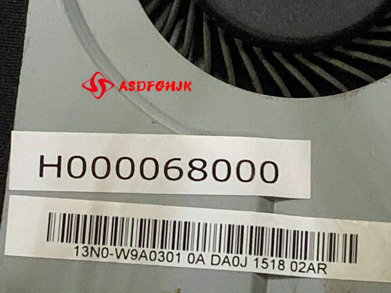 الأصلي H000068000 المبرد مروحة التبريد 13N0-W9A0302 DFS531305M30T لتوتوشيبا Satellilte P50-B 100% Tesed OK