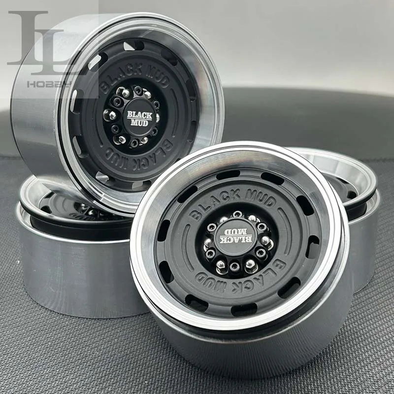 

1.9/2.2-inch All Metal Retro Wheels Hub for 1/10 RC Crawler Car TRX4 Defender Bronco AXIAL SCX10 RC4WD D90 Tank 300 Upgrade Part