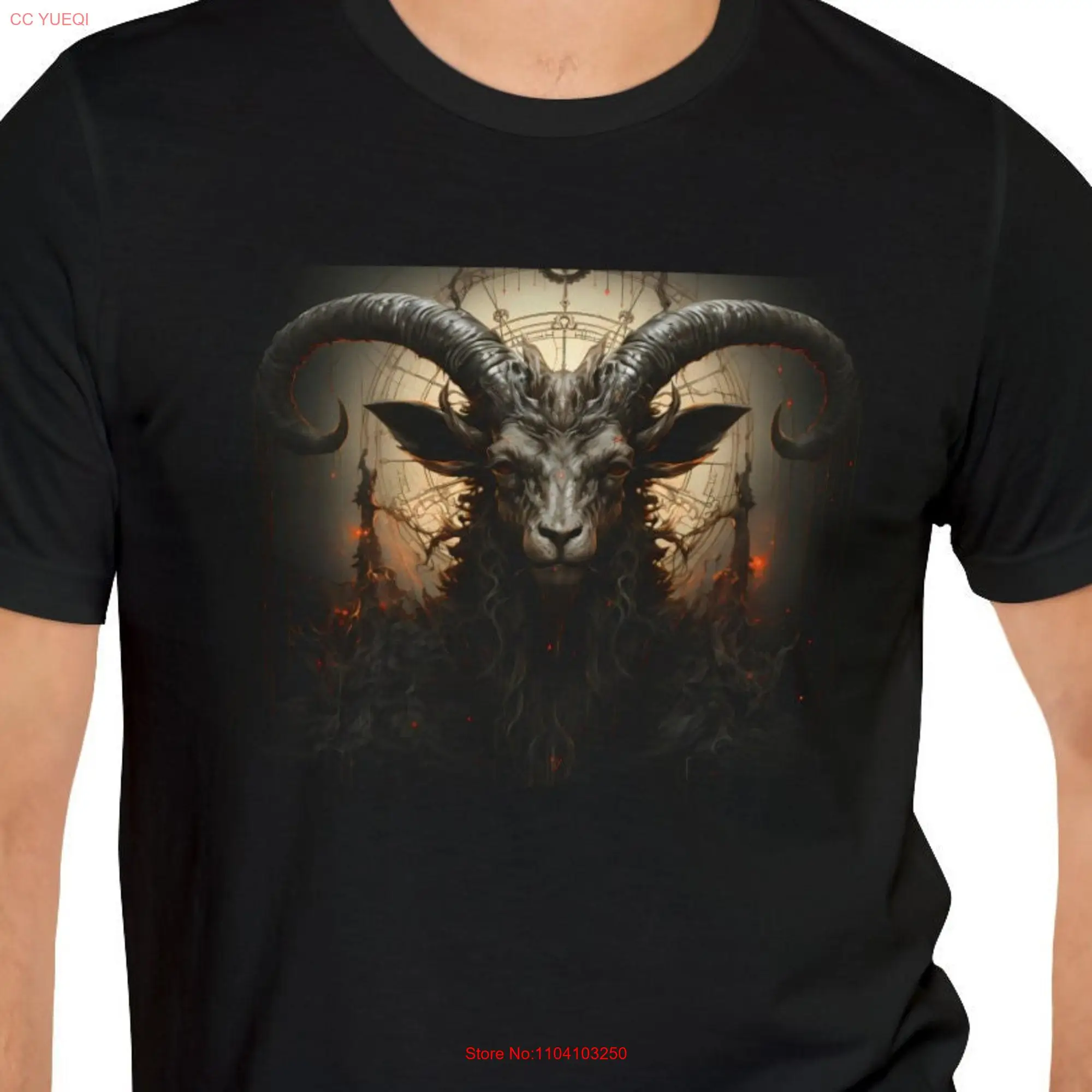 Baphomet Ritual Macabre Occult Goth T Shirt Dark Academia Spooky Cult Apparel Halloween Gothic Clothing Satanic Evil