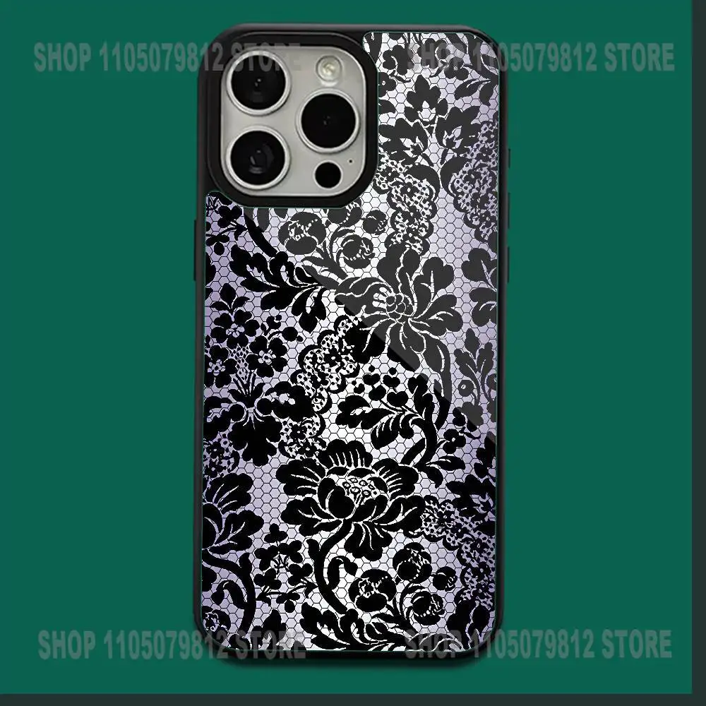 ブラックレースプリント 新型人気 iPhone 16,15,14,13,12,11,Plus,Pro,Max,Mini対応 ソフト メガセーフ マグネット式 ワイヤレス充電対応 スマホケース