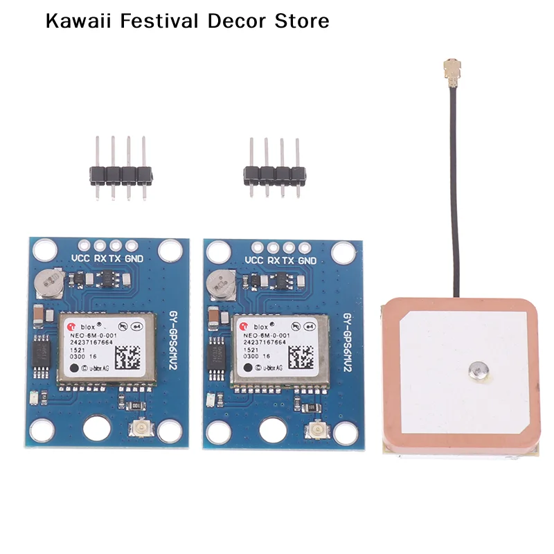 【K】1pc Hot Sale GY-NEO6MV2 NEO-6M NEO6MV2 GPS Module With Flight Control EEPROM MWC APM2.5 Large Antenna Module For 6MV2