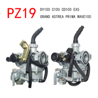 PZ19 19mm Motorcycle Carburetor Carb For C100 DY100 WAVE100 CD100 SUPRA X110 Dream EX5 100cc Keihin Pit Bike Go Kart Moped Scoot