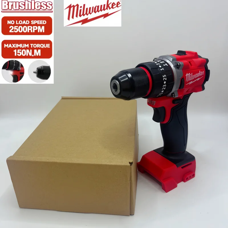 NEW Small Electric Drill 150N.m brushless Cordless Impact Drill of Decoration Team Uses 18V Milwauke