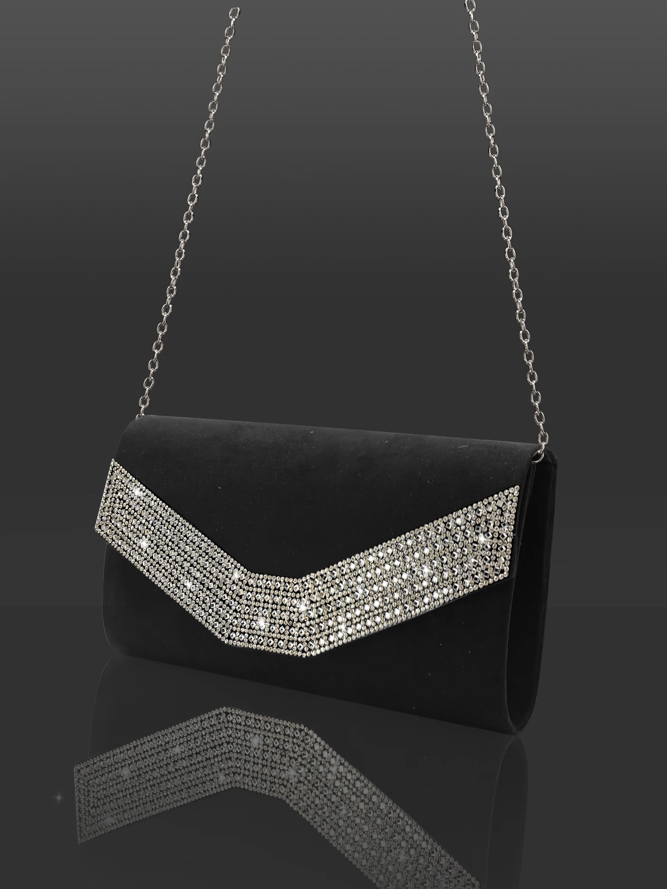 حقيبة يد نسائية متألقة وساحرة من حجر الراين المبهر للحفلات الراقصة، حقيبة سهرة نسائية عصرية ومكررة، مع قلادة رائعة من حجر الراين، مجموعة أساور، طقم من أربع قطع مع سلسلة معدنية قابلة للفصل، حفلات الزفاف والفتيات، محفظة مثالية للحفلات الراقصة والولائم