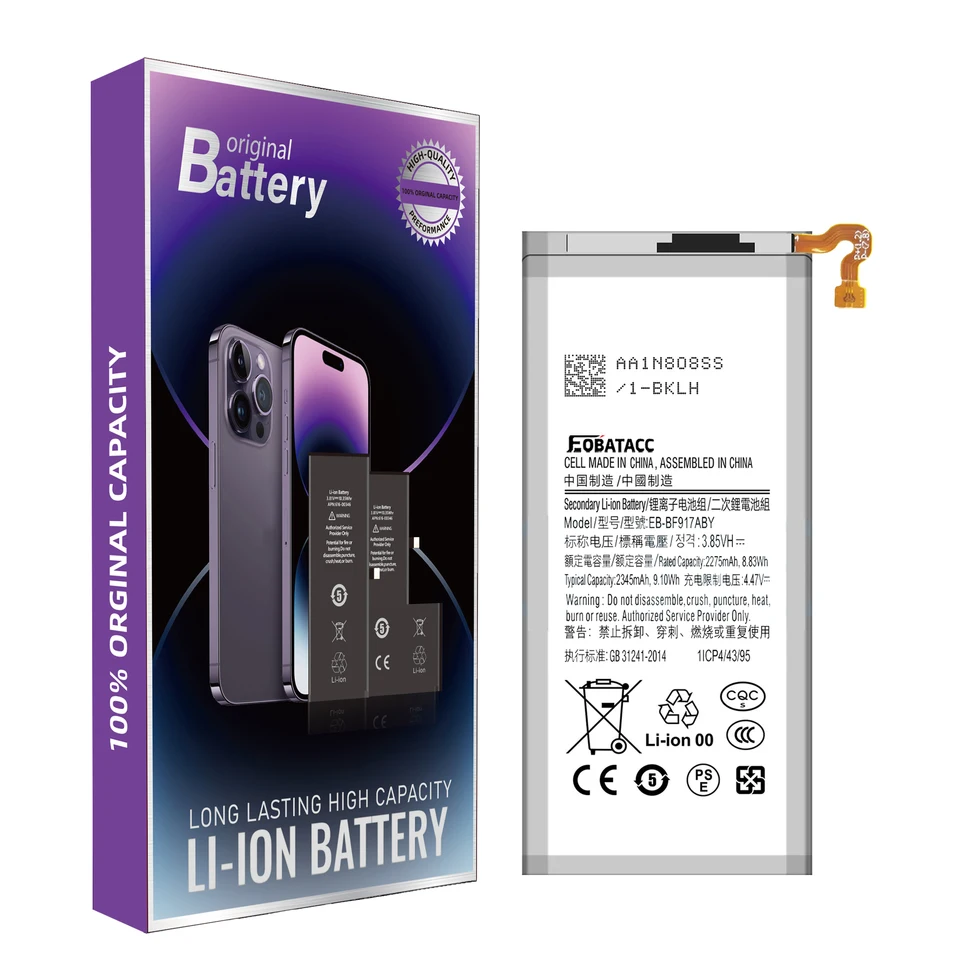 EB-BF916ABY EB-BF917ABY Batería de repuesto para Samsung Galaxy Z Fold2 Fold 2 5G SM-F916 2090mAh/2275mAh Baterías portátiles 5