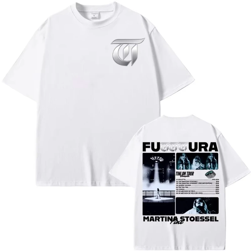 تي شيرت تيني ستوسل فودركو ألبوم جولة 2025 غطاء تي شيرت للرجال والنساء ملابس عصرية جمالية تي شيرت 100% قطن بأكمام قصيرة تي شيرت #5