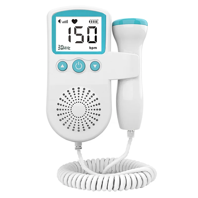 AiQUE 2.5MHz Foetale Doppler Echografie 30ml Gel Baby Hartslag Detector Zwangere Ultrasone Baby Hartslag Monitor Voor Zwangerschap