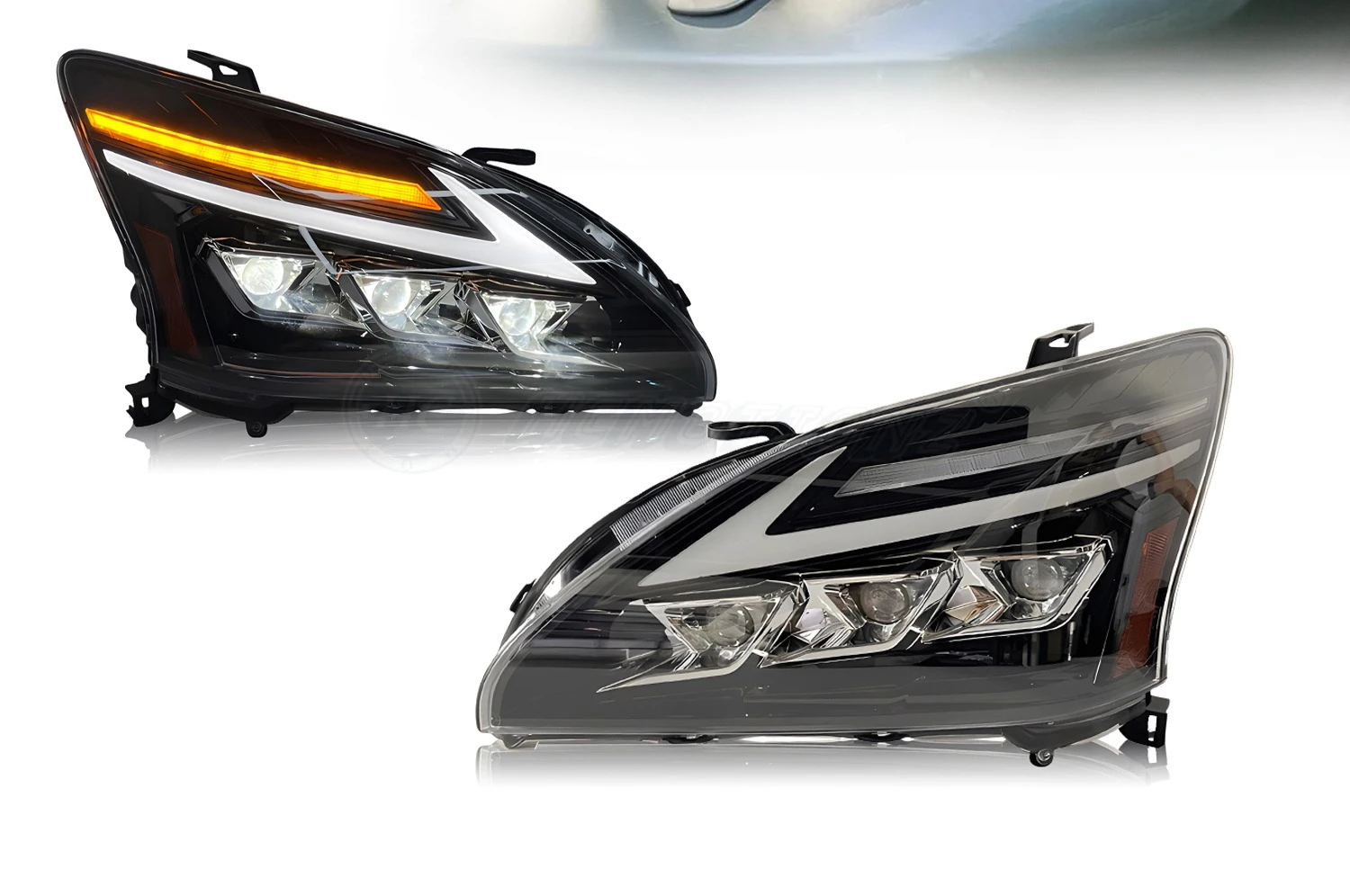 

HCMOTIONZ LED Head Lamps Assembly for 2003-2009 Lexus RX350 RX400h DRL Start Animation Car Front Lights 6000k Color RX330