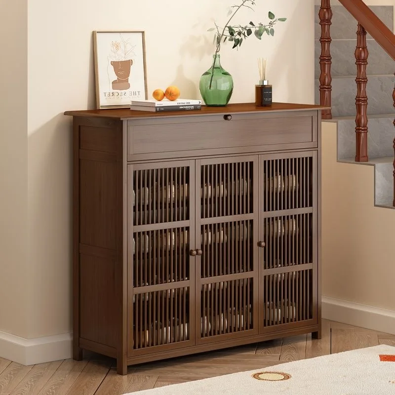 Entryway cabinet facing the door, household shoe cabinet, partition cabinet, integrated living room storage cabinet, large