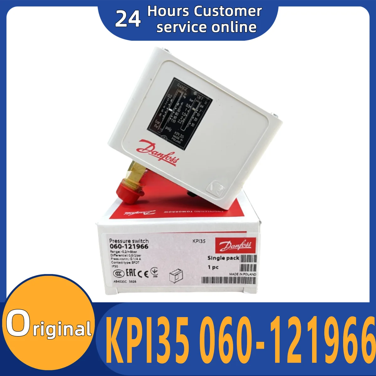 

Brand new original KPI35 060-12966 KPI35 060-121766 KPI36 060-118966 KPI36 060-316966 KPI38 060-508166 pressure switch