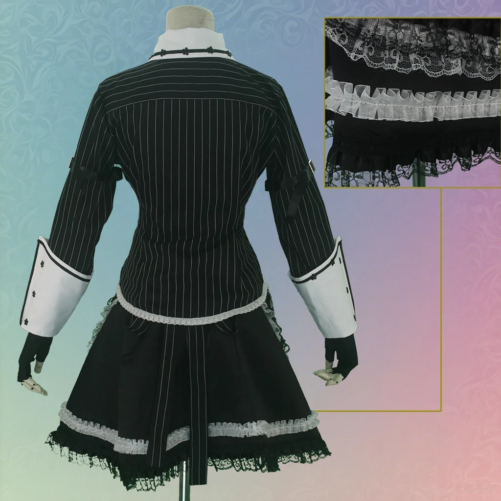Newly Izayoi Sakuya Cosplay costume Halloween Christmas Role Playing Party Comic  Cute Lolita Dress Touhou Project Full Have Wig