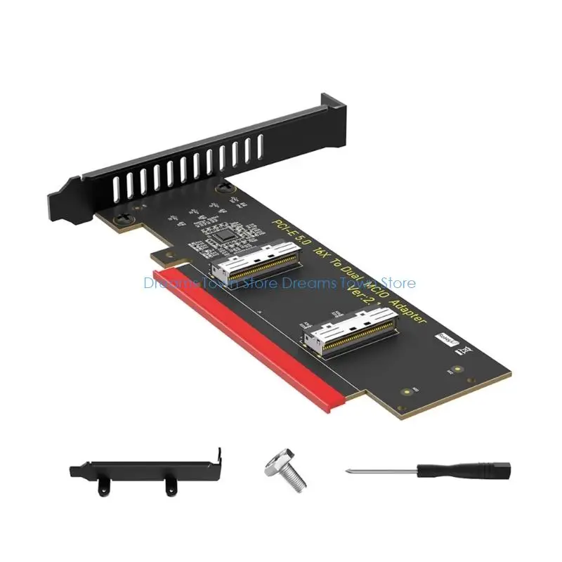 tarjeta-adaptadora-mcio-doble-puerto-hx6a-pcie-50-x16-con-trazas-controladas-impedancia-para-integridad-senal