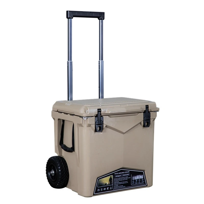 60L rotational molding fishing special tie rod incubator large size refrigerator