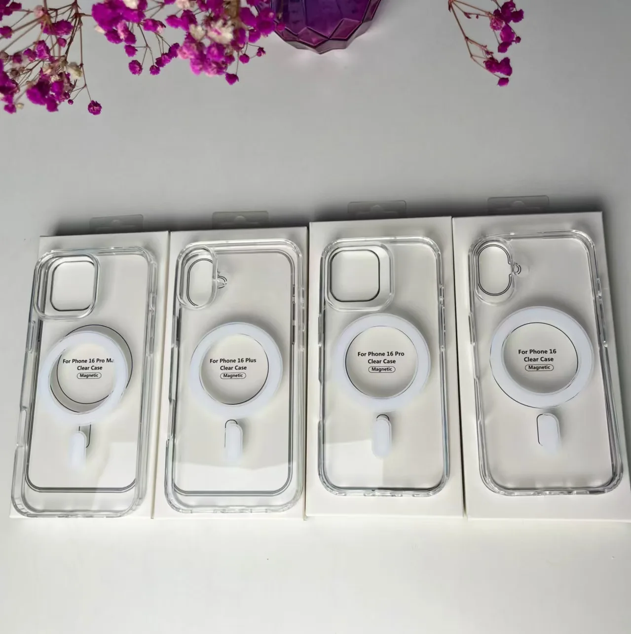 Original Luxury Magsafe Wireless Charging Case For iPhone 16 15 14 13 12 11 Pro Max Plus Mini Magnetic Transparent Bumper Cover image 6