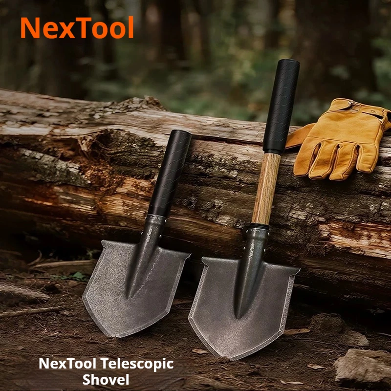 Nextool, a multi-functional outdoor tool, is a telescopic fishing and camping cold steel shovel for vehicles