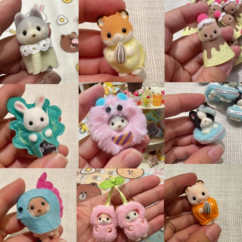 Genuino Sylvanian moscas montaña mosca H bebés 3cm de altura modelo Animal estático Reatic mascota Anime figuras juguetes regalos