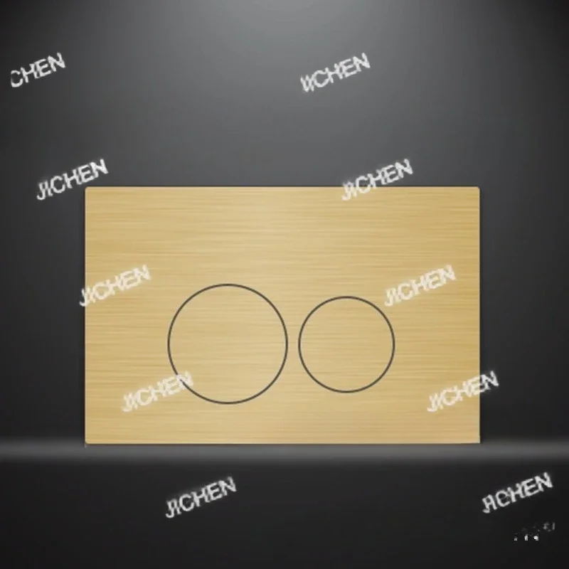 

HZ Wall Water Tank Panel Flush Toilet Water Tank Accessories Switch Button Stainless Steel Hidden
