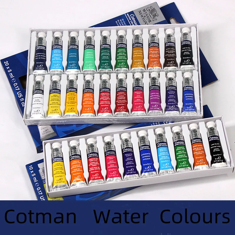 WINSOR&NEWTON Song Text Watercolor Paint Set 10/20 Color Set 5ML Tube Water Color Painting Art Painting Supplies