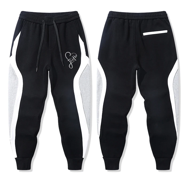 Calça esportiva casual ao ar livre masculina, calça corrida fitness, calça corrida, nova