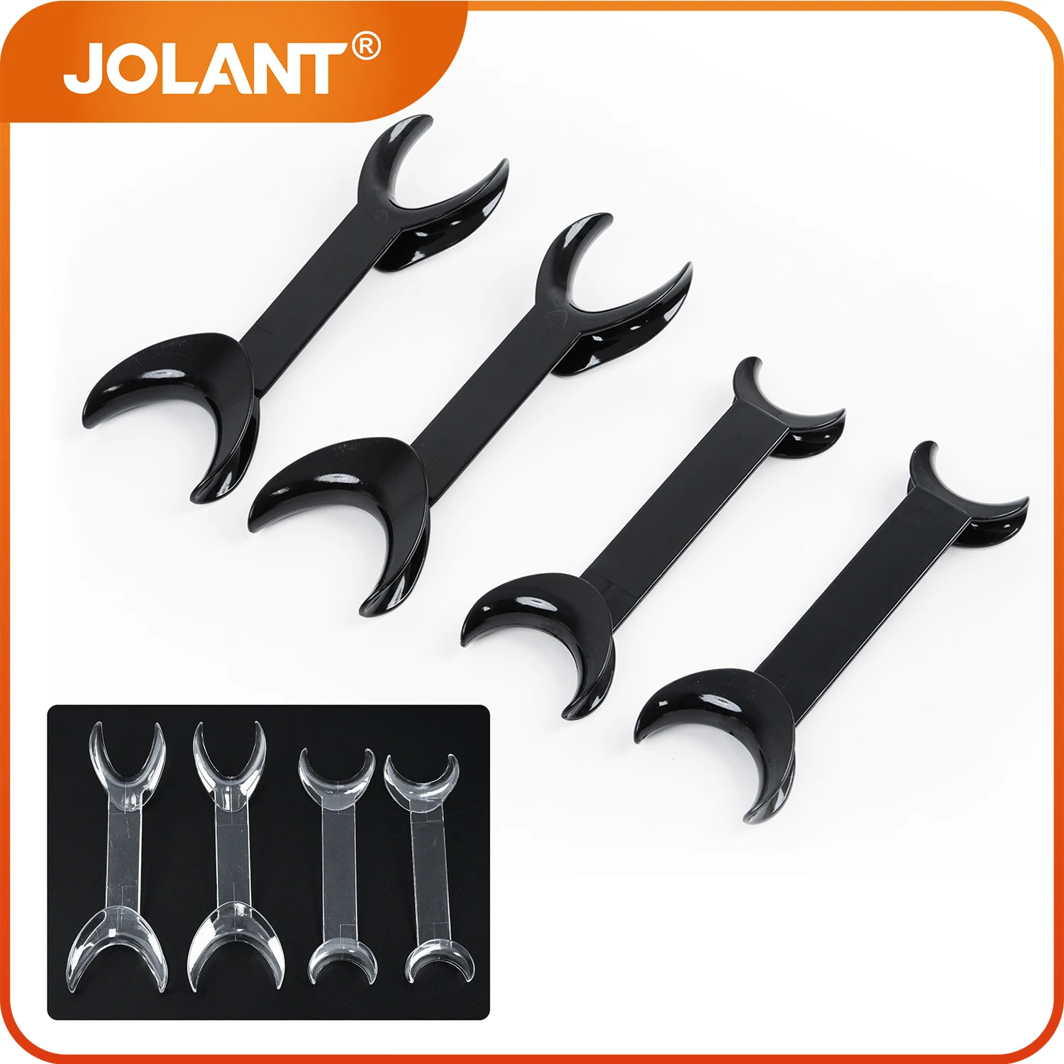 

4pcs/Set JOLANT Dental Tool T-Shape Intraoral Cheek Lip Retractor Opener Double Head Orthodontic Teeth Mouth Opener