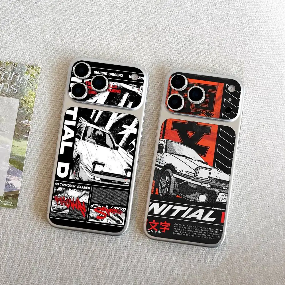 Racing Anime Initial D Rückseitenschutz-Aufkleber Skin Wrap Sticker für iPhone 17 Pro 17 Pro Max