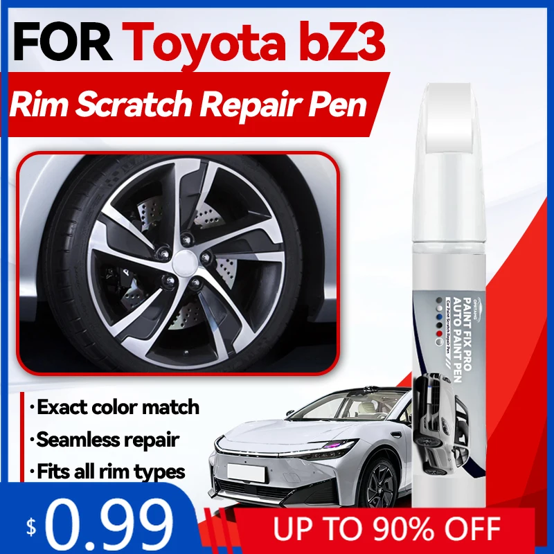 

Карандаш-краска для подкраски колесных дисков Toyota BZ3, эксклюзивный набор для ремонта колес, ремонт царапин на дисках, краска для ободов колес
