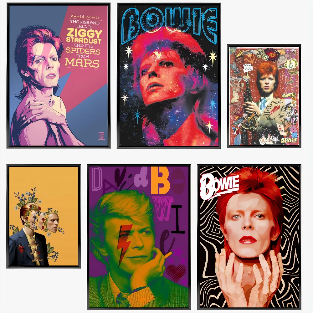 British Rock Singer D-David B-Bowie Poster Paper Print Home Living Room Bedroom Entrance Bar Cafe Art Painting Decoration