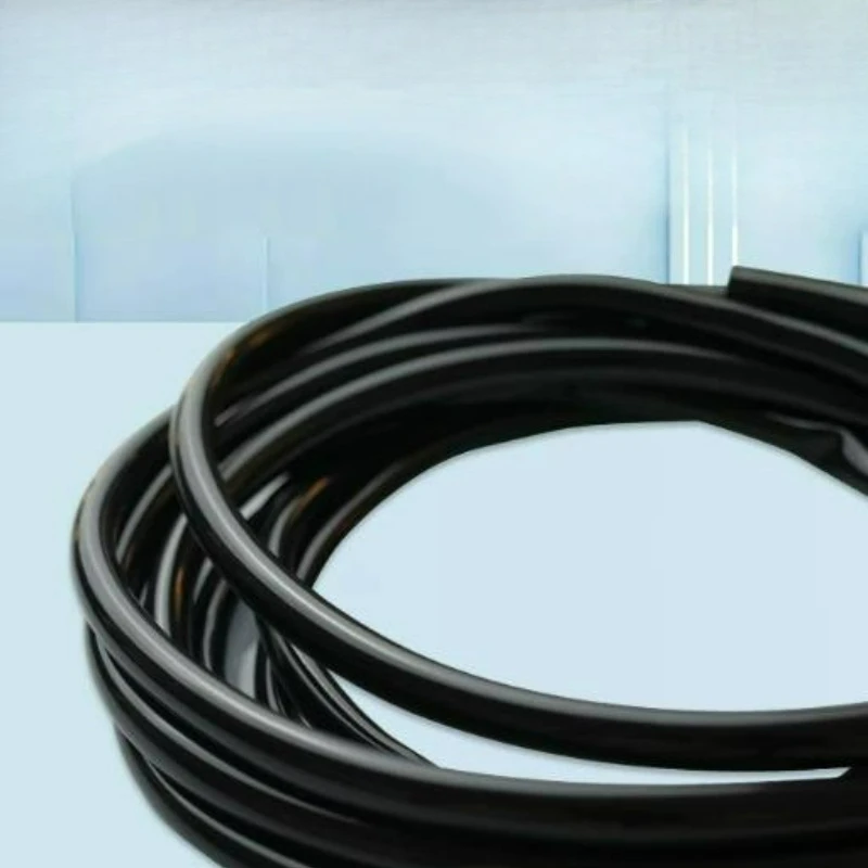 5/10M Black PVC Hose Resistant To High Temperature and Pressure Water Pipe OD 3mm-16mm Resistant To Acid and Alkali Corrosion