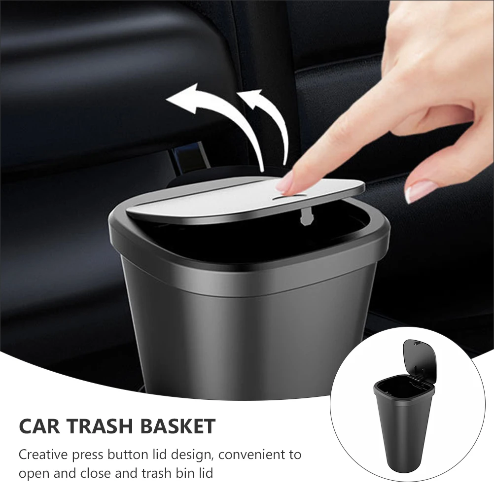 

Can Abs Car Garbage Bin For Car Bedroom Bathroom Auto Trash Center Control Garbage Can Control Trash Bin