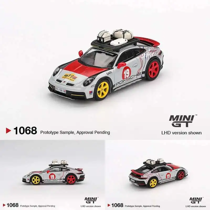 

PreSale MINIGT 1068 1:64 Porsche 911 Dakar Uncle Rally Diecast Car Model Collection Toys