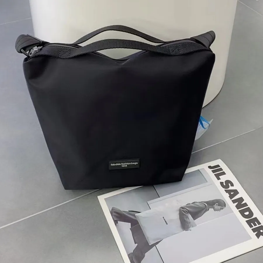 

FIDO DIDO Handbag Women's Bag Fashion Trend Classic Nylon Waterproof Hardware Zipper For Work Shopping Party Genuine 2430-4