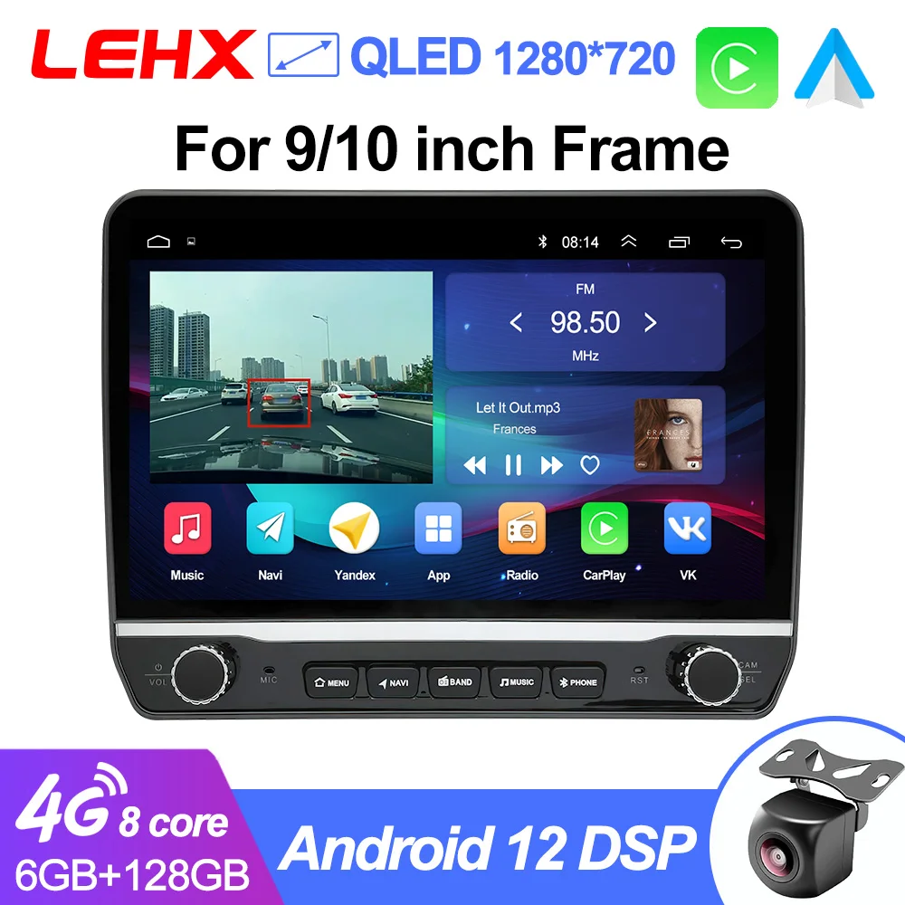 LEHX L6 Pro 2 Din Android auto Car Radio Multimedia Video For toyota Volkswagen Nissan Hyundai Kia LADA  Carplay gps Stereo 2din