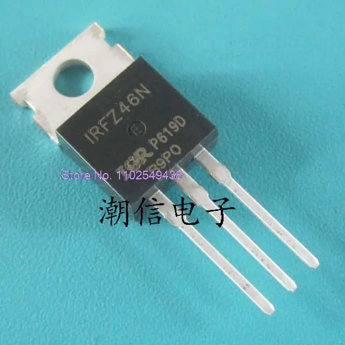 

10PCS/LOT IRFZ46N 53A 55V 16.5 in stock